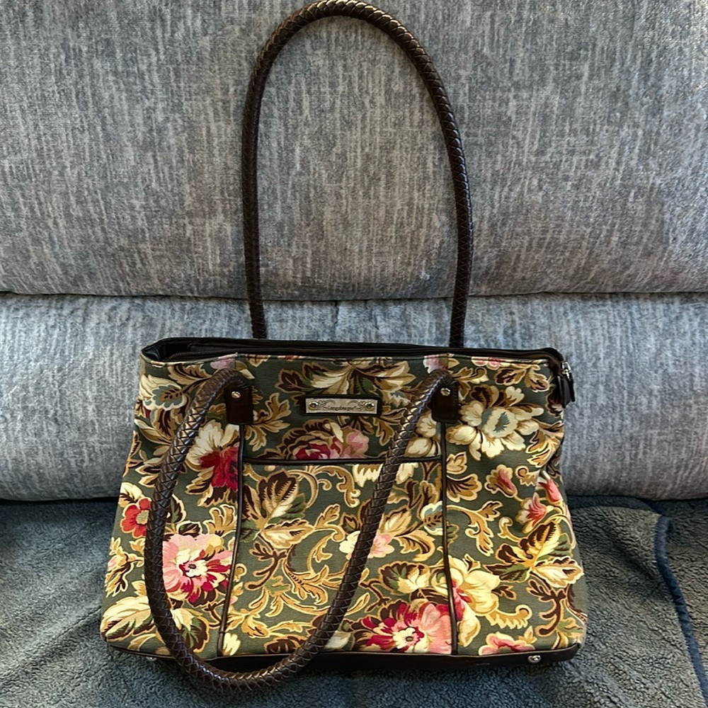 Perfect for fall Longaberger purse